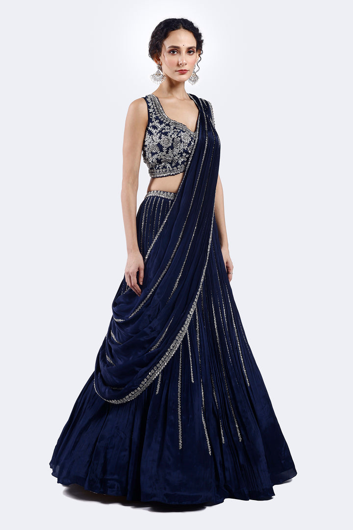 Floral Decked Lehenga