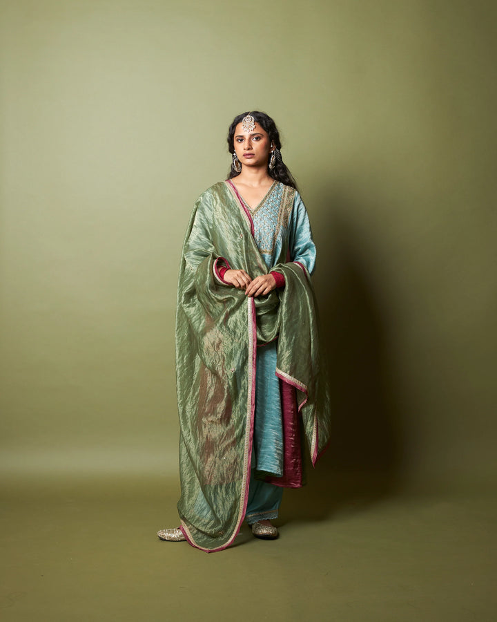 Firoza embroidered kurta set