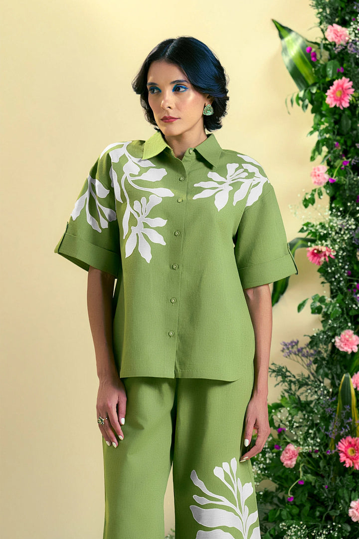 Origani Green Soleil Shirt