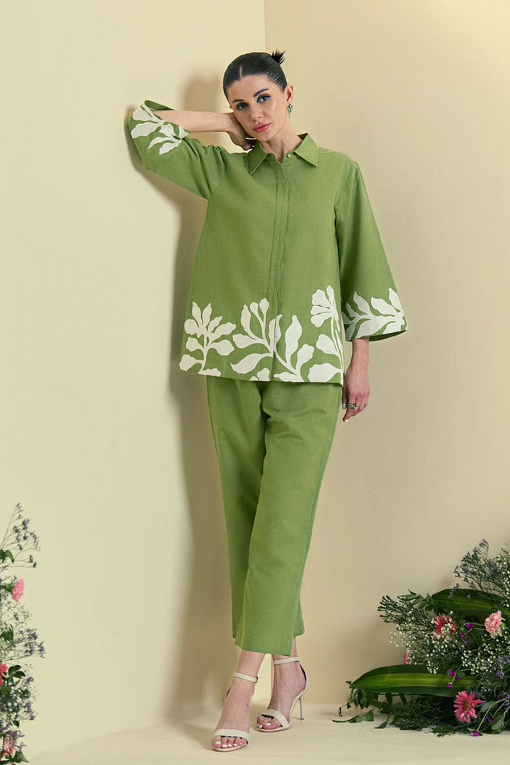 Origani Green Reva Co-Ord Set