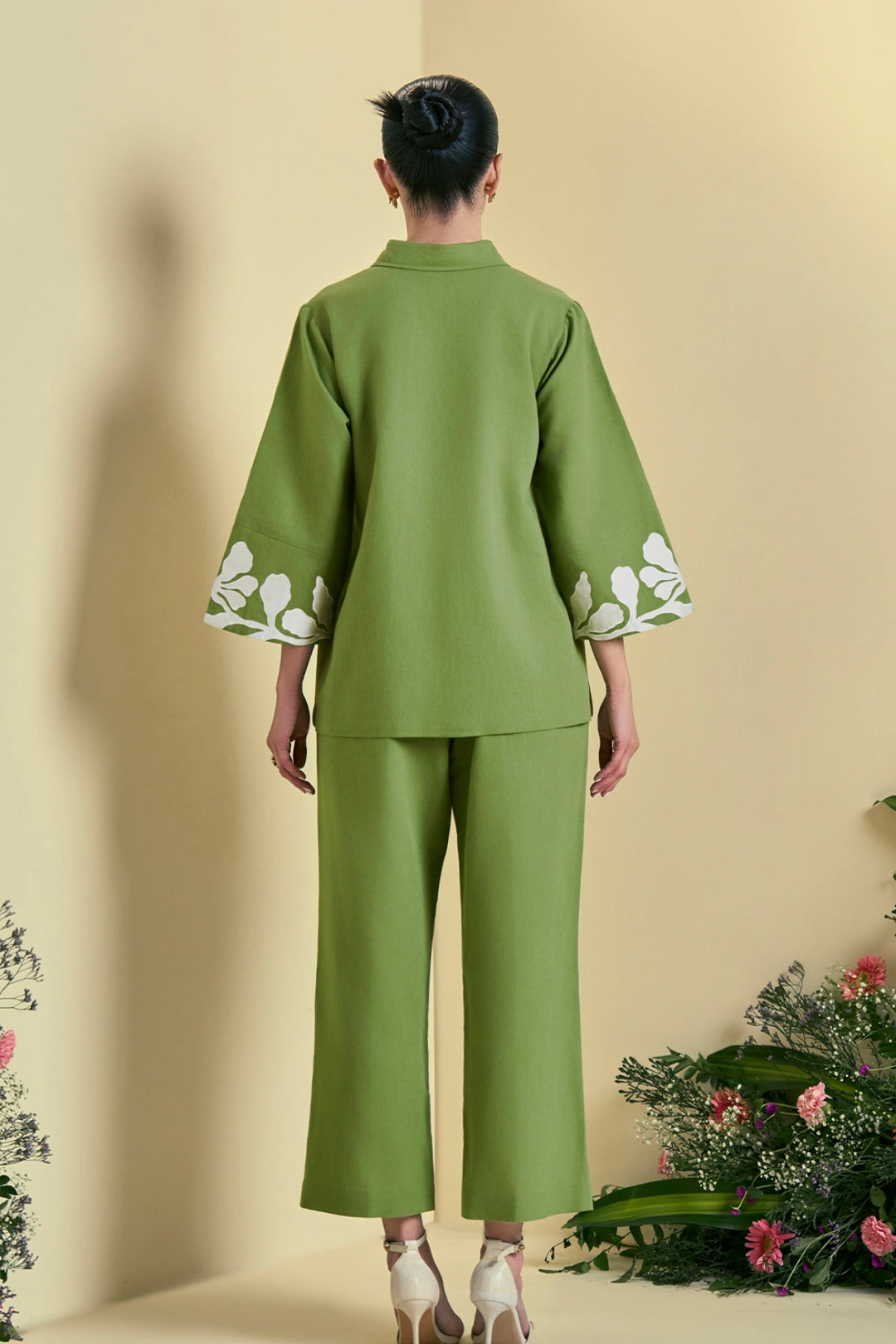 Origani Green Reva Co-Ord Set