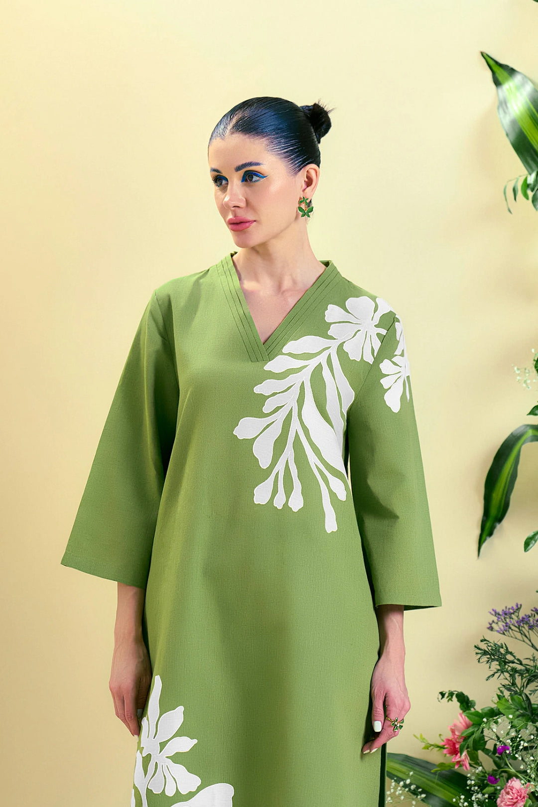 Origani Green Willow Kurta Set