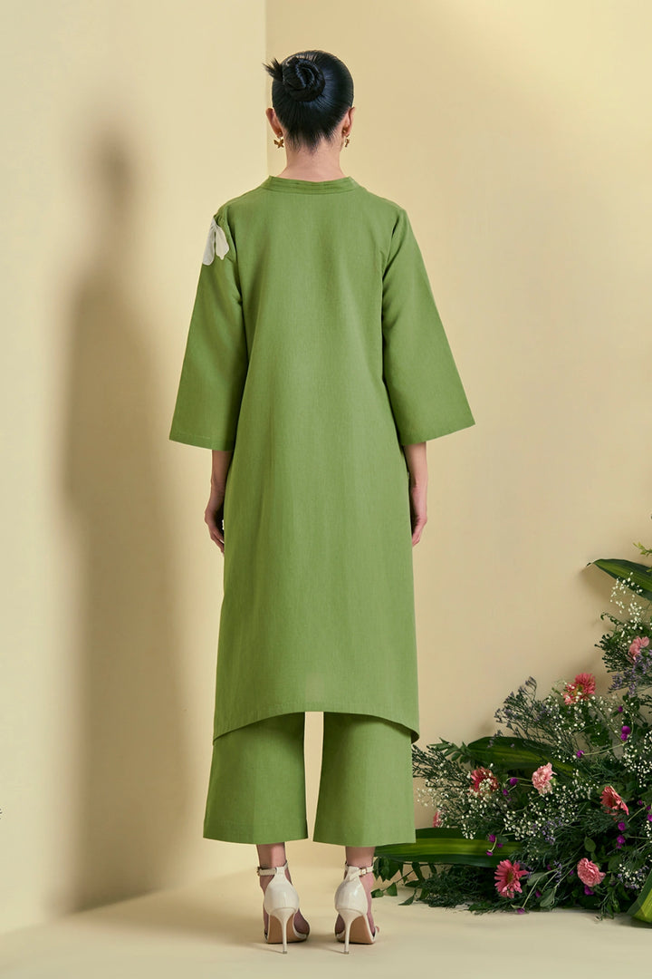 Origani Green Willow Kurta Set