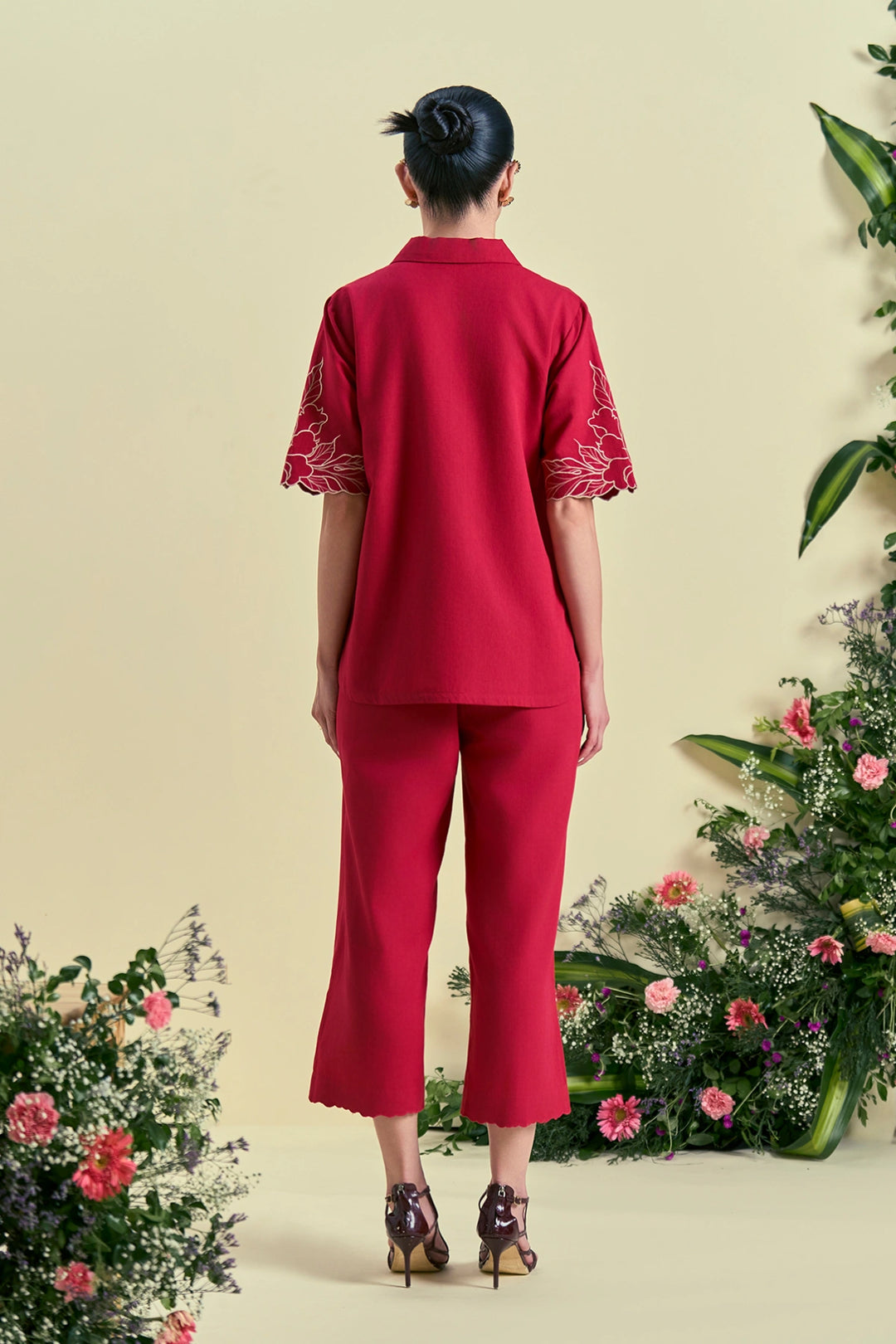 Origani Red Amara Pant