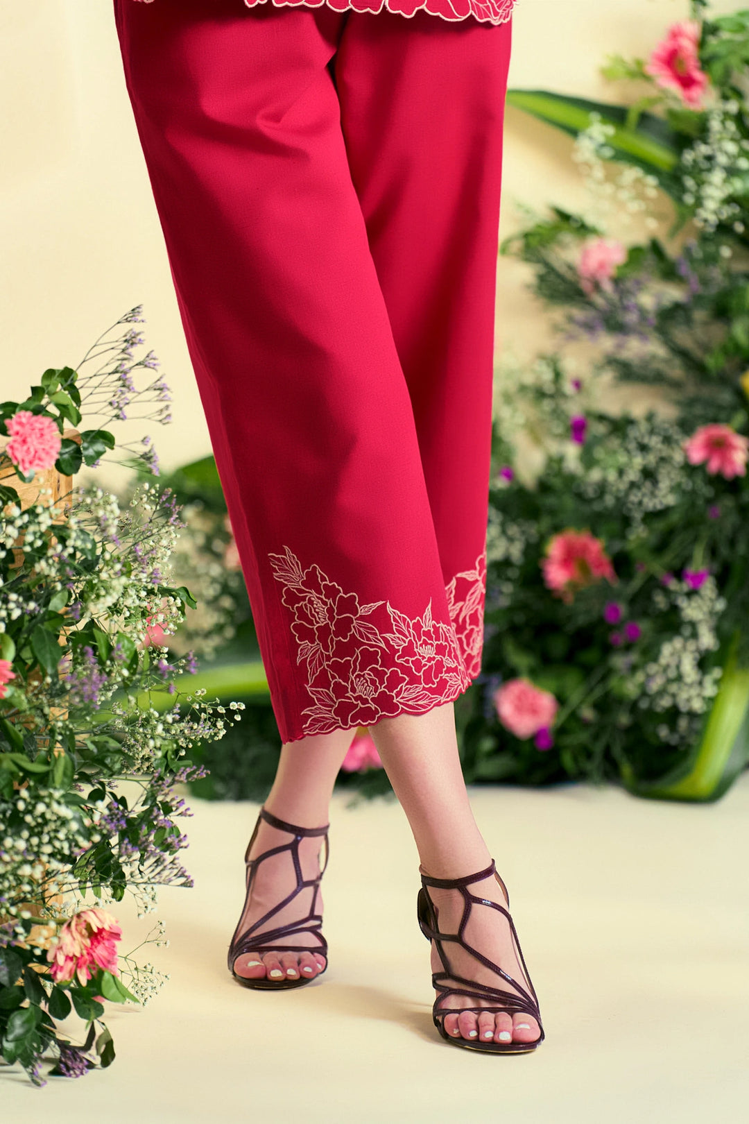 Origani Red Amara Pant