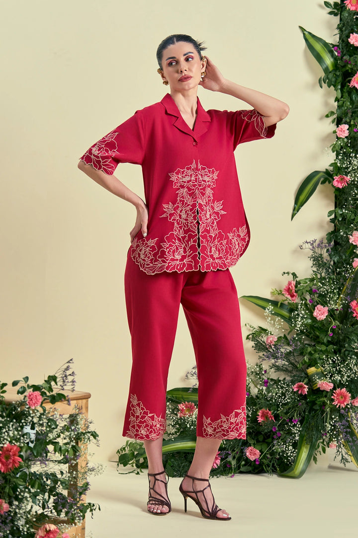 Origani Red Amara Pant