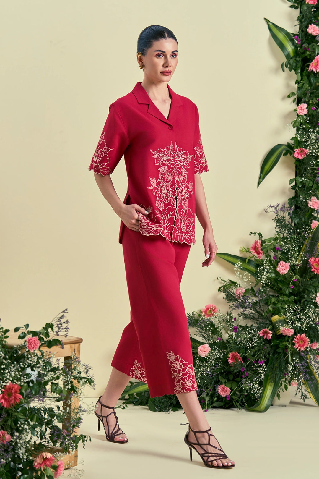 Origani Red Amara Shirt