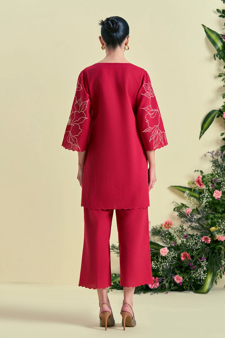 Origani Red Nira Tunic