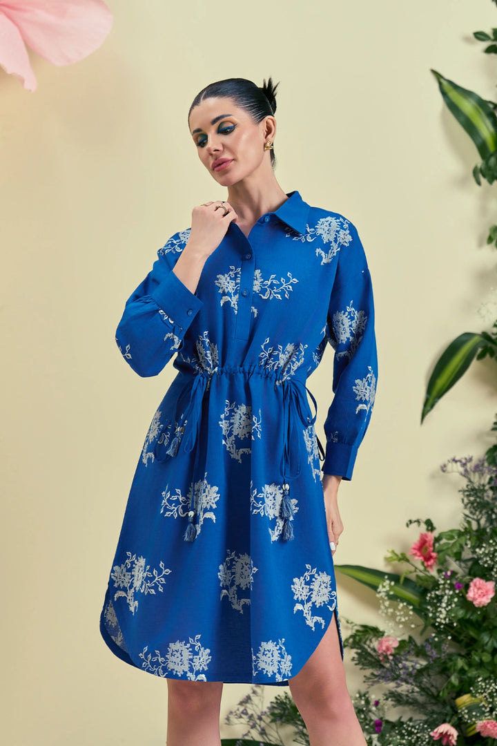 Origani Blue Clair Dress