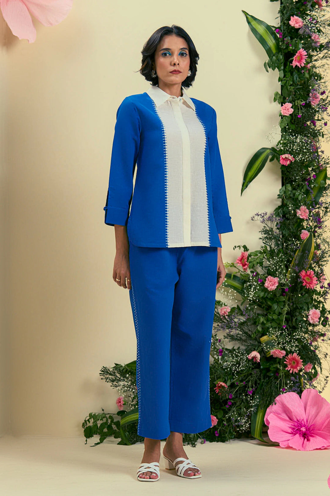 Origani Blue Tamaris Co-Ord Set