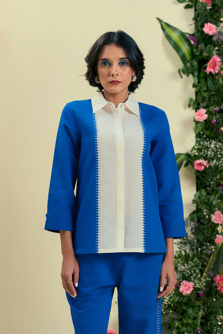 Origani Blue Tamaris Co-Ord Set