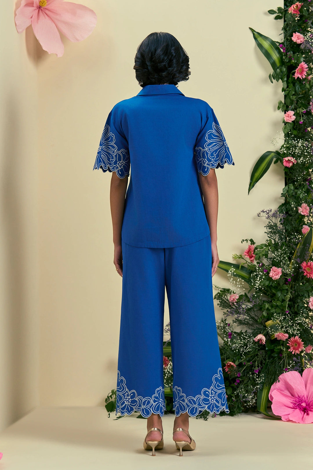 Origani Blue Evaya Co-Ord Set