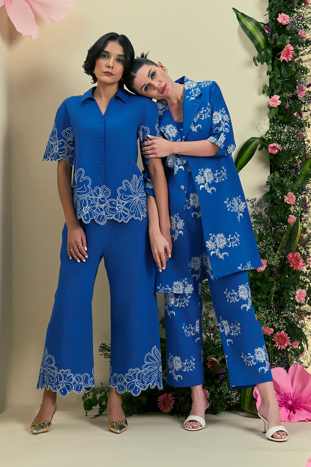 Origani Blue Evaya Co-Ord Set