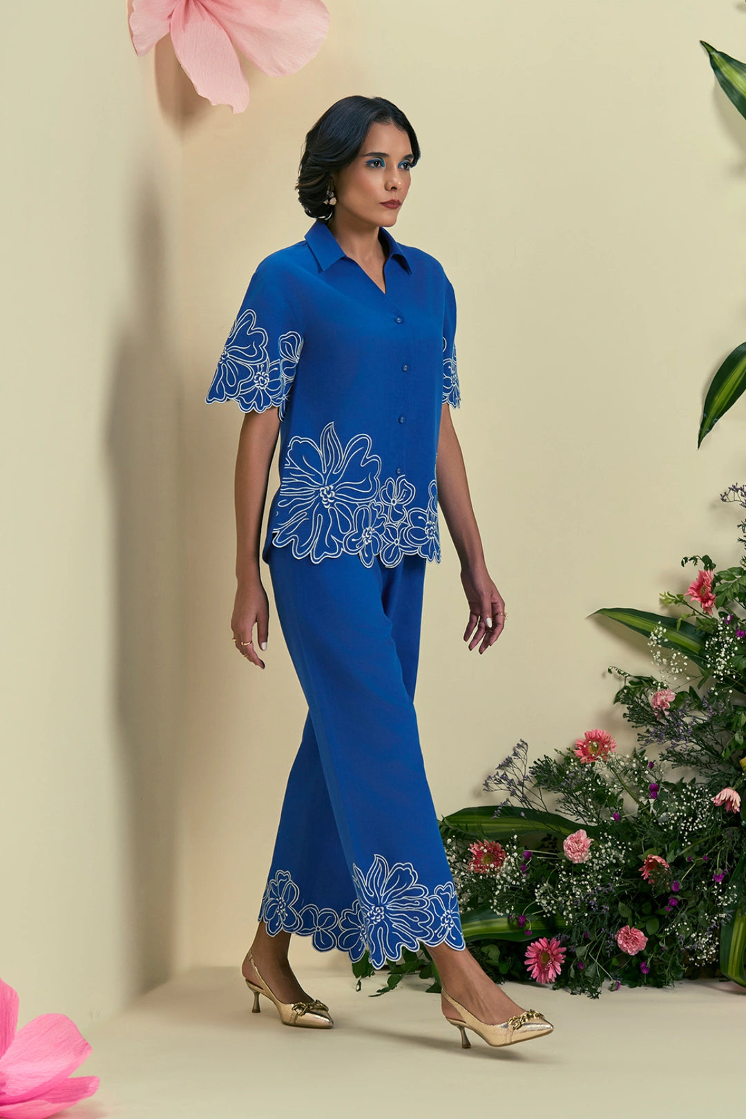 Origani Blue Evaya Pant