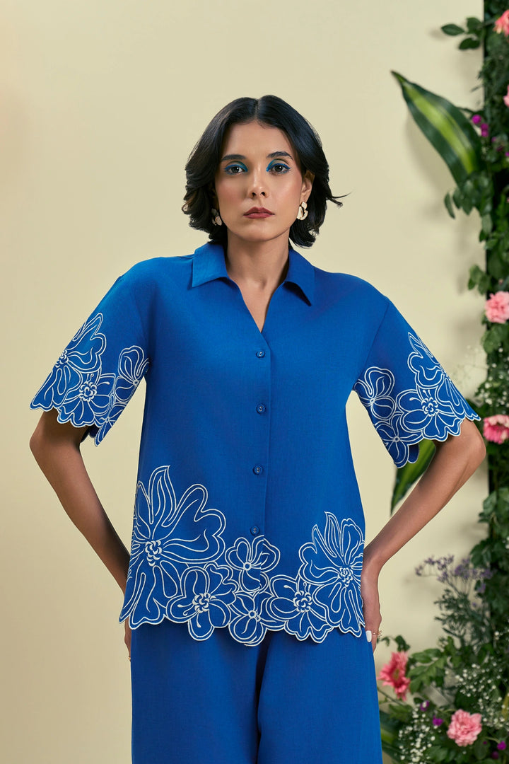 Origani Blue Evaya Shirt
