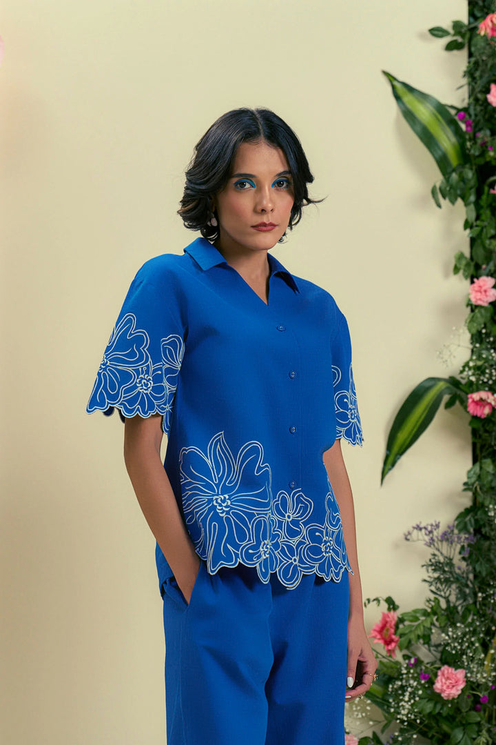 Origani Blue Evaya Shirt