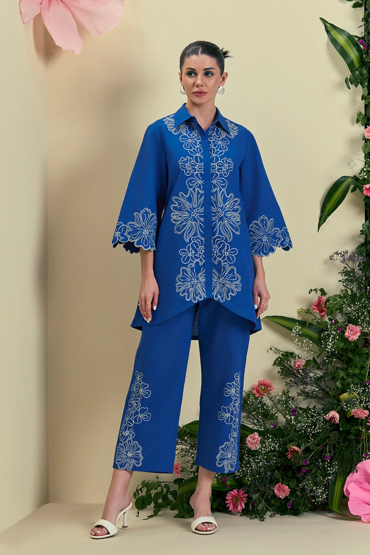 Origani Blue Elise Co-Ord Set