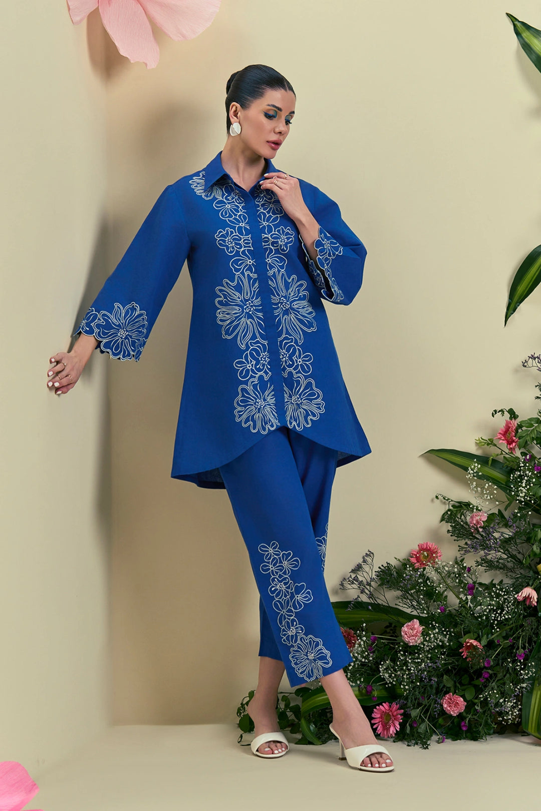 Origani Blue Elise Co-Ord Set