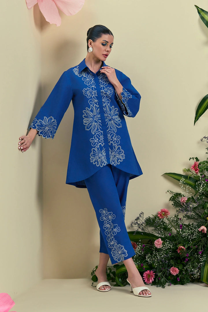 Origani Blue Elise Co-Ord Set