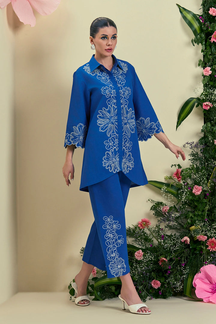 Origani Blue Elise Co-Ord Set