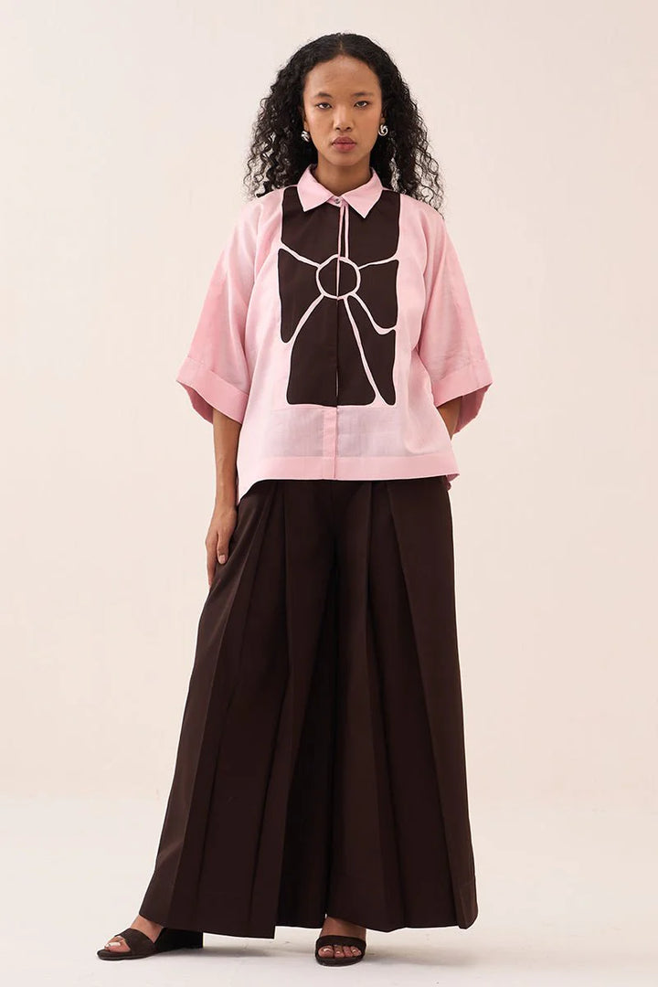 Floral Applique Shirt