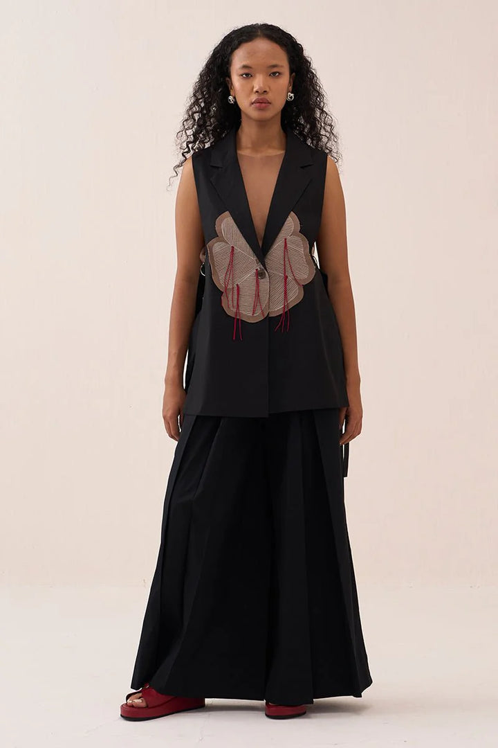 Floral Applique Waistcoat