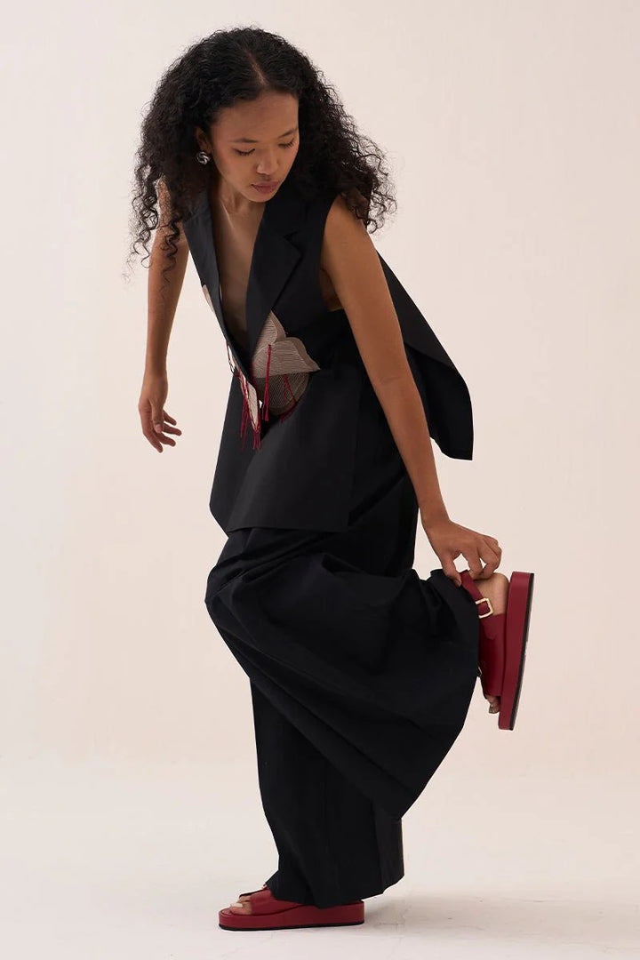 Floral Applique Waistcoat