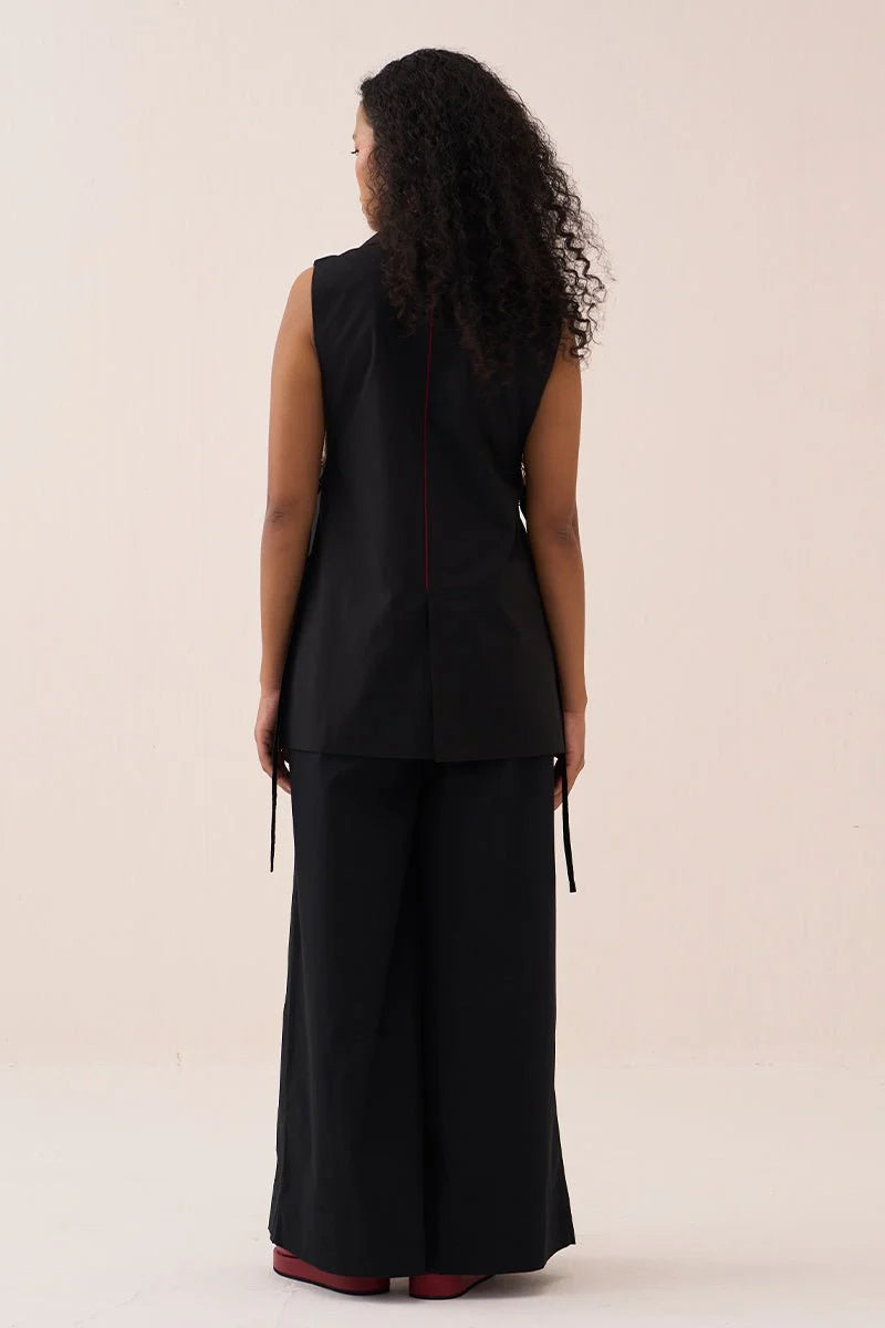 Floral Applique Waistcoat