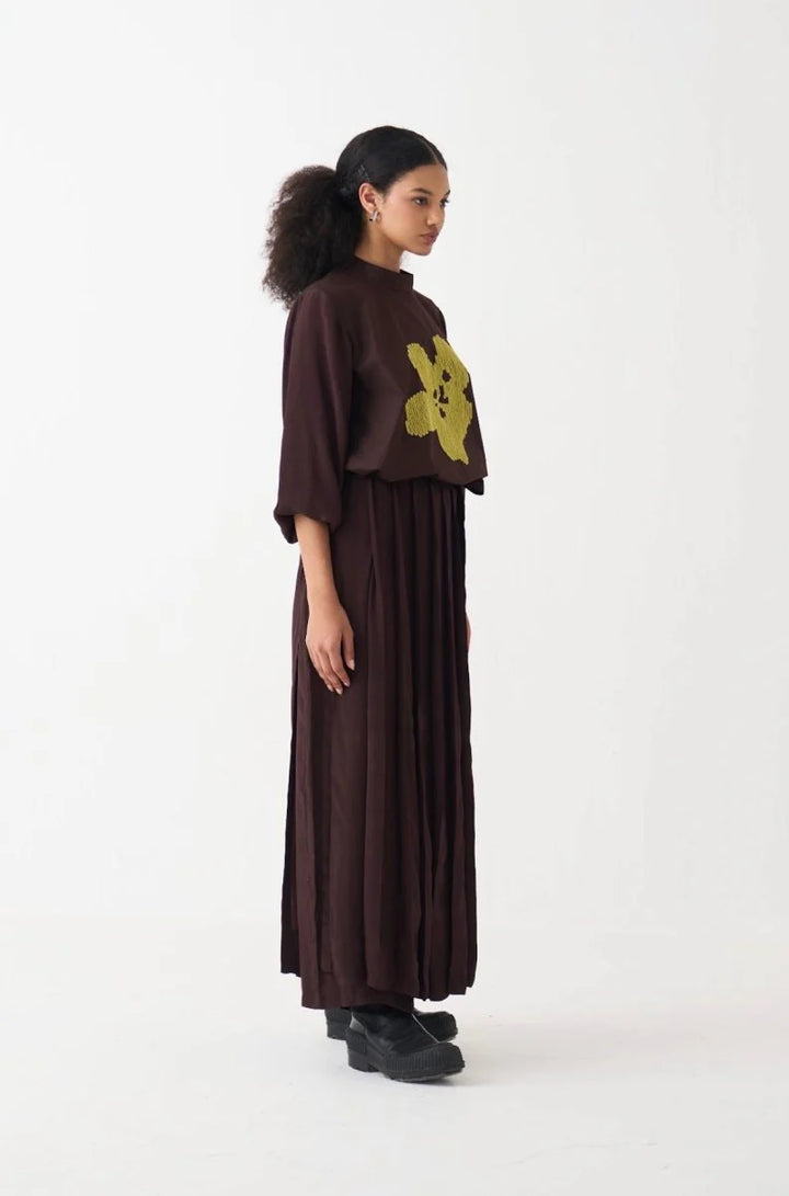 Floral Emb. Top Co-ord (Set of 2 )