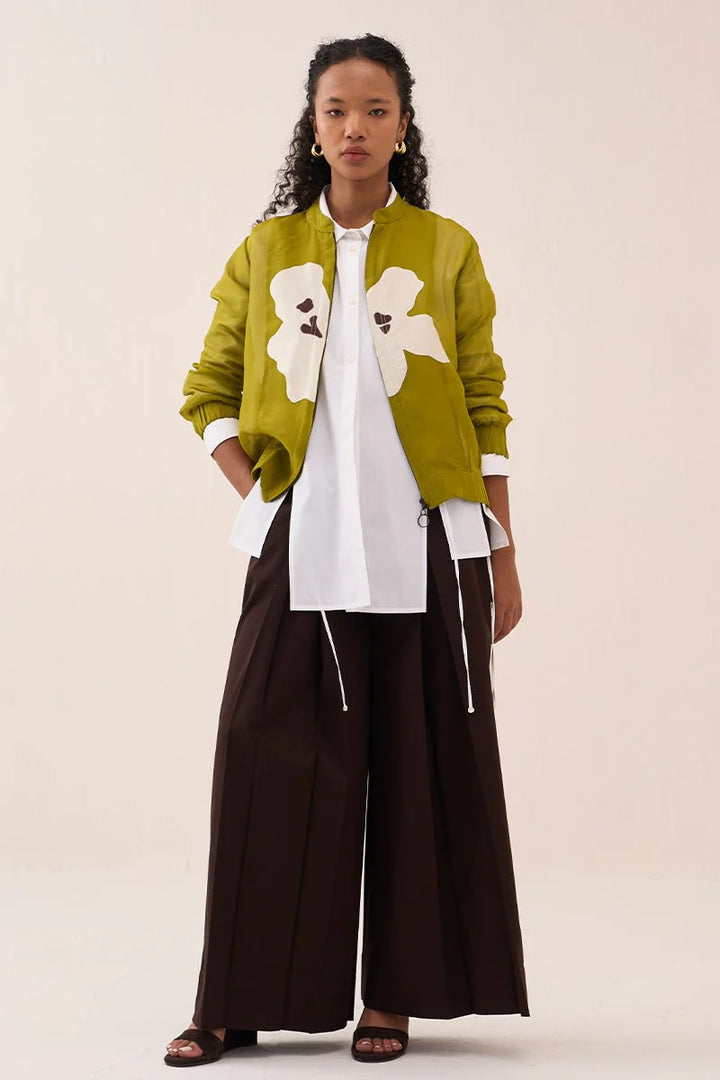 Floral Applique Bomber (Set Of 3)