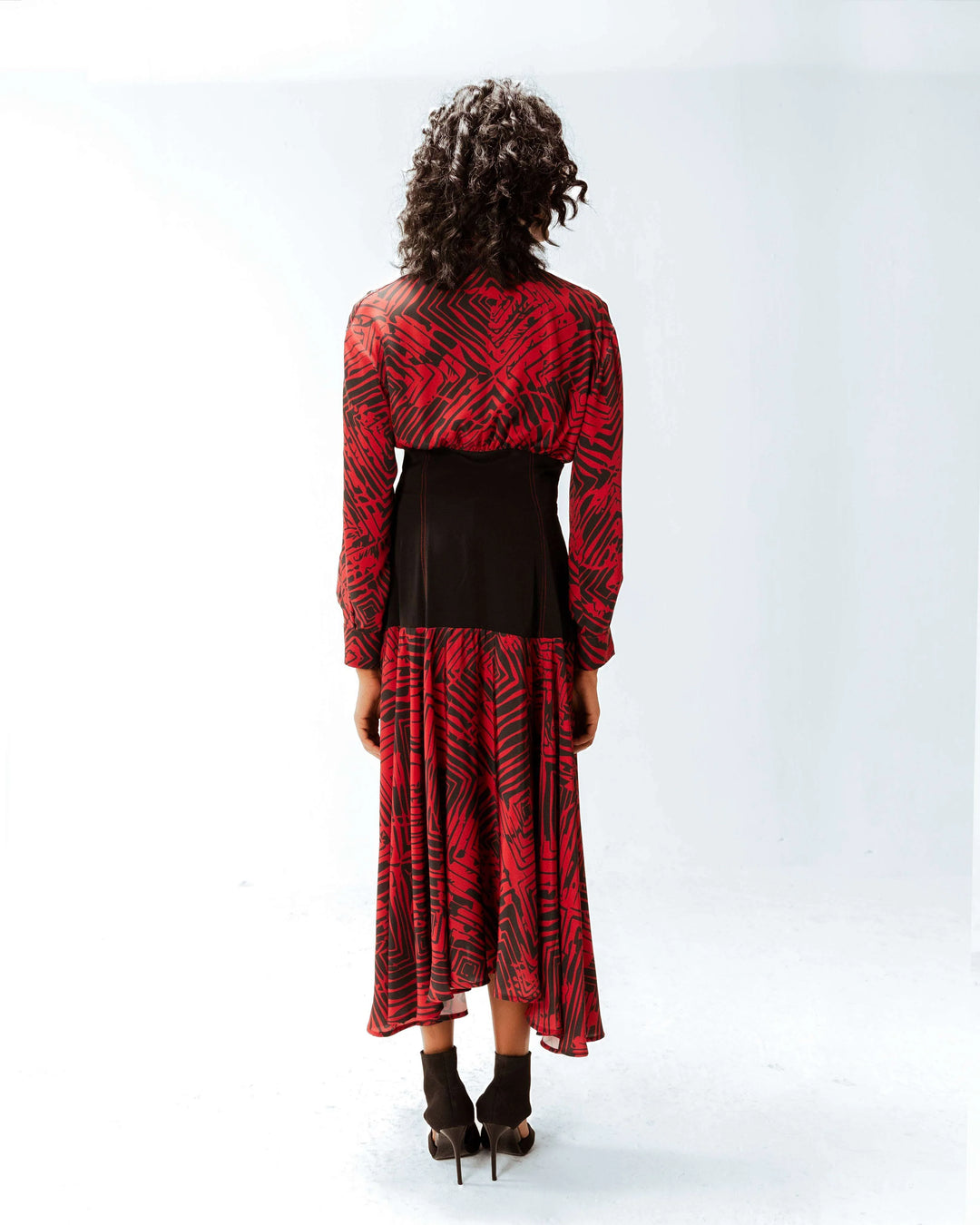 Florix print Samira crepe  dress