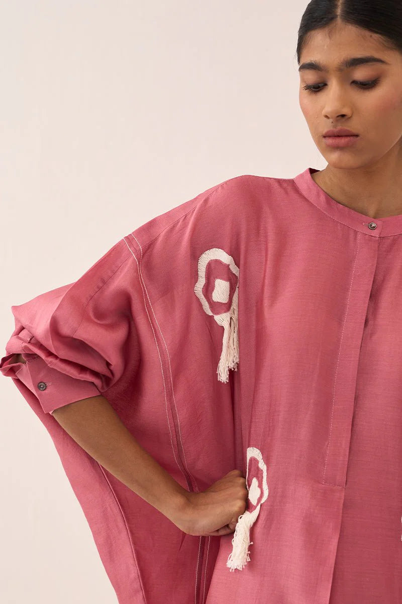 Fringe Bat Sleeve Shirt