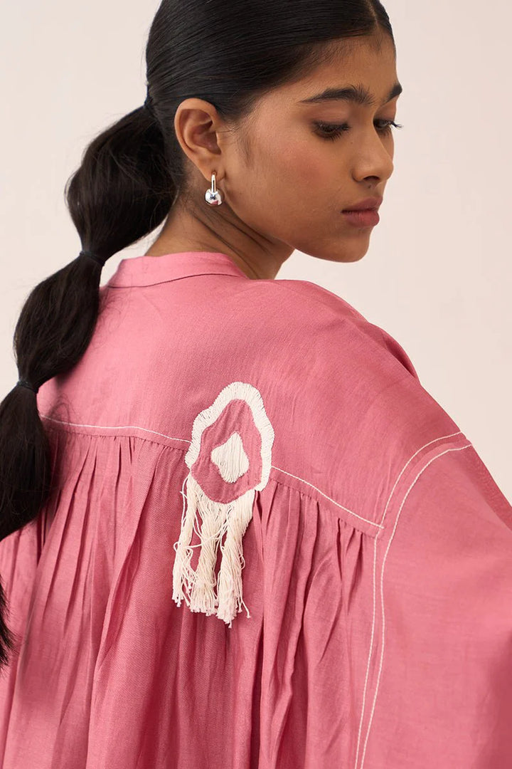 Fringe Bat Sleeve Shirt