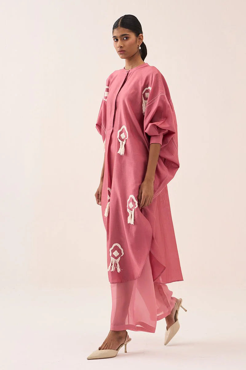 Fringe Bat Sleeve Shirt Co-Ord (Set Of 2)