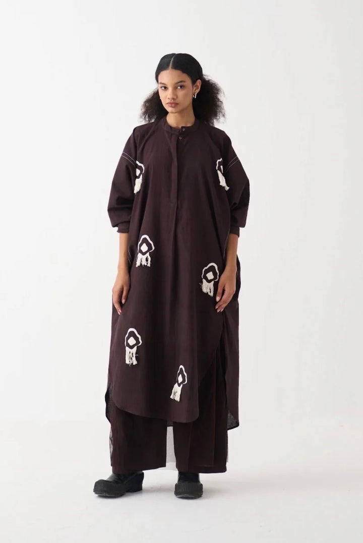 Fringe Bat Sleeve Shirt Co-ord (Set of 2)