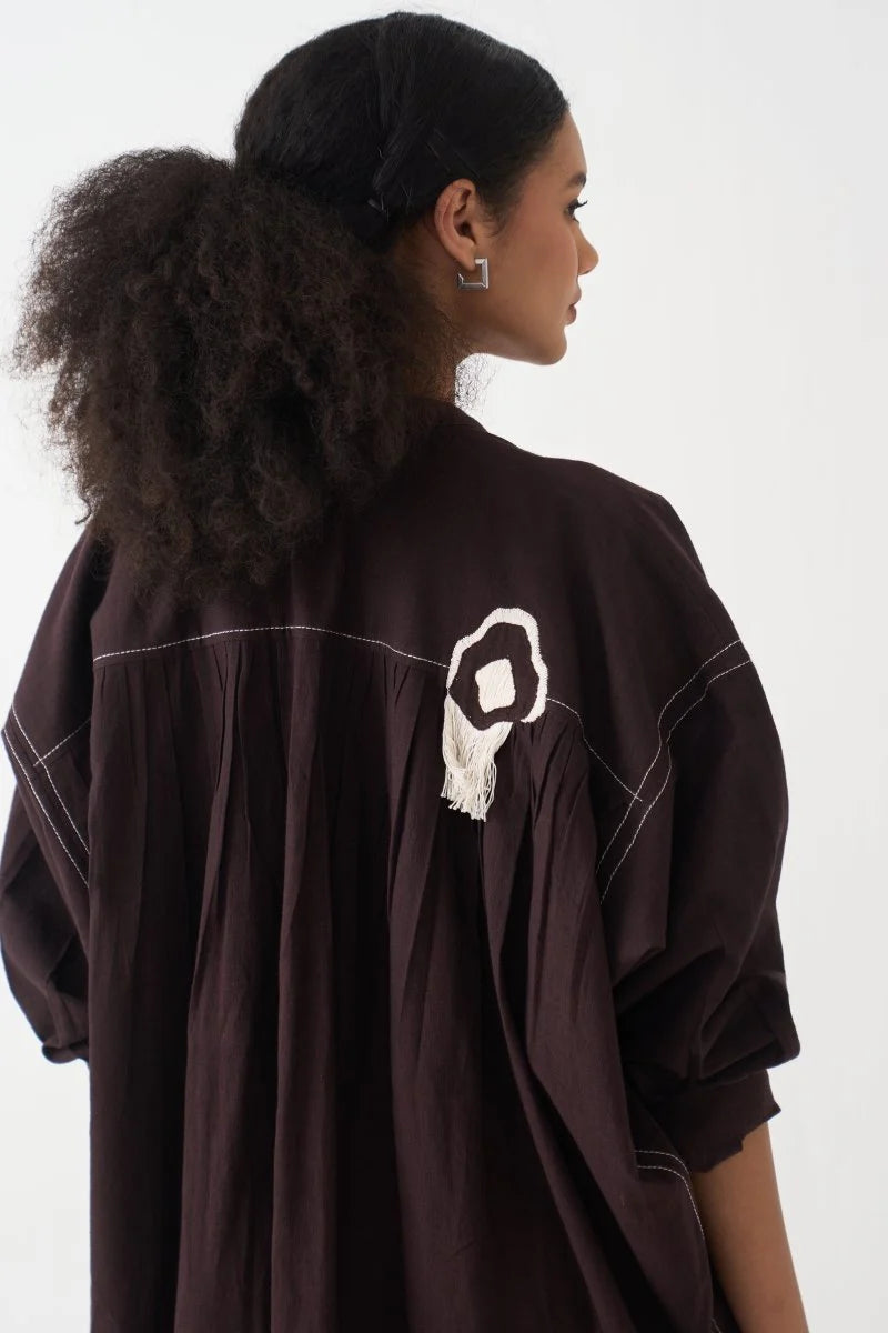 Fringe Bat Sleeve Shirt Co-ord (Set of 2)