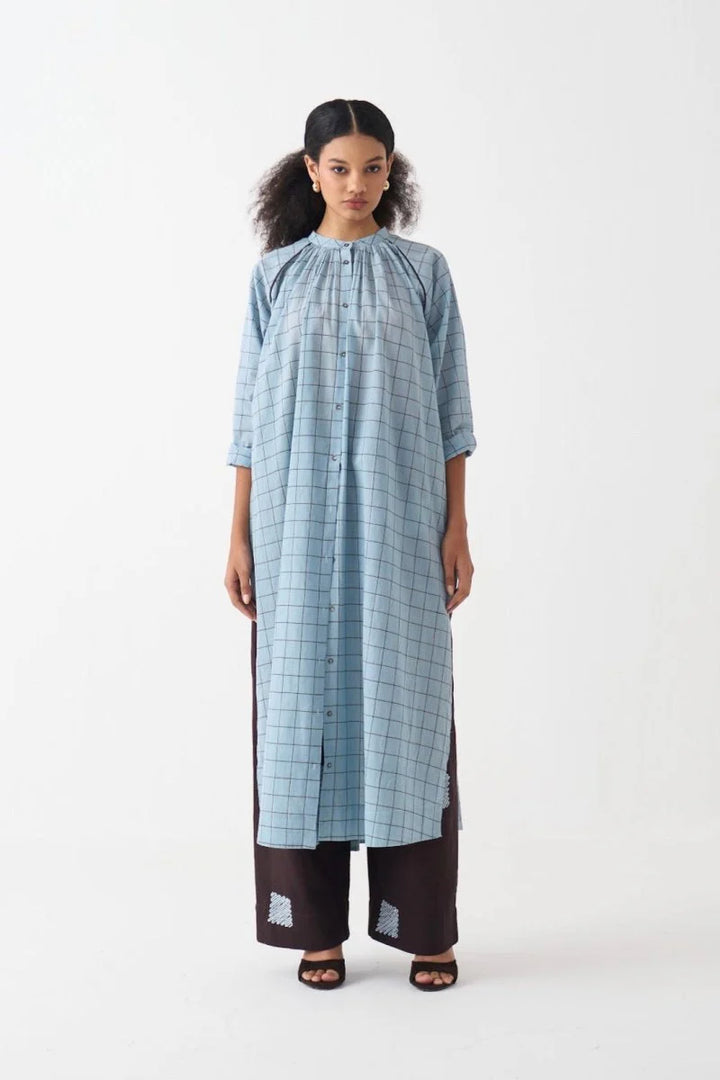 Gather Neck Shirt Co-ord (Set of 2)