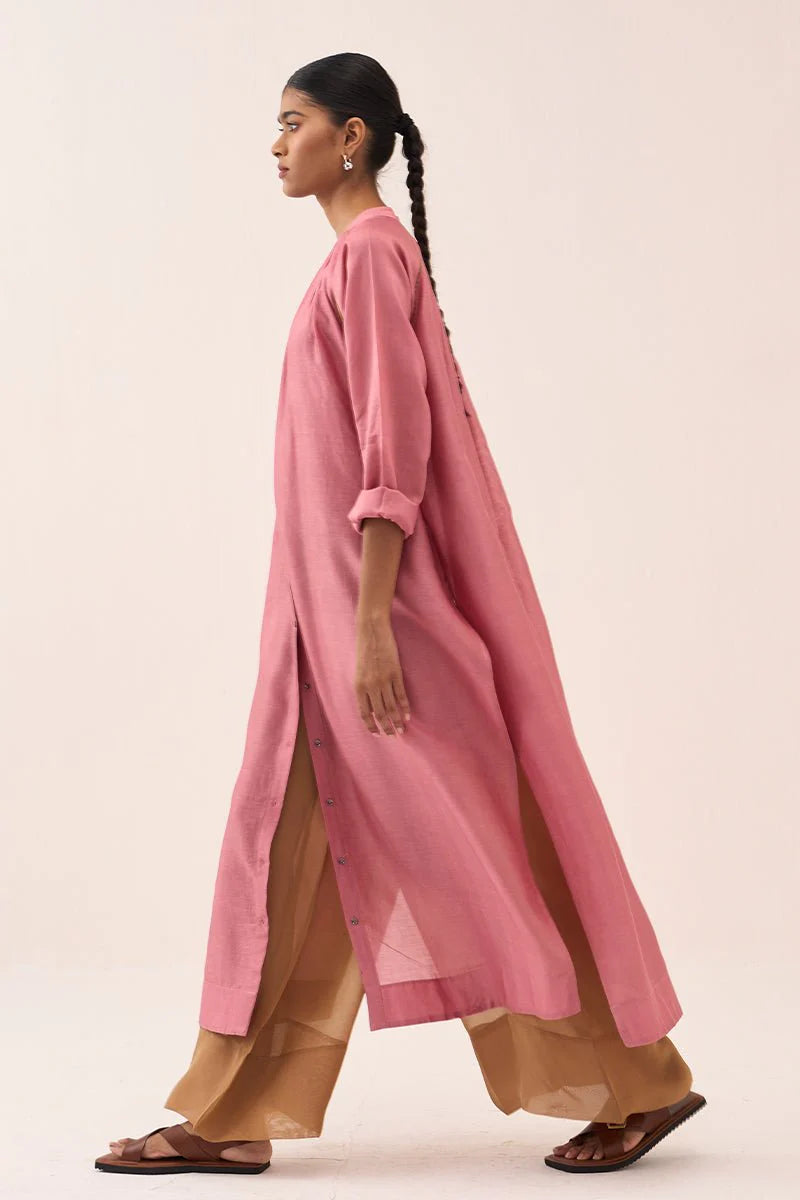 Gather Neck Shirt Co-Ord (Set Of 2)
