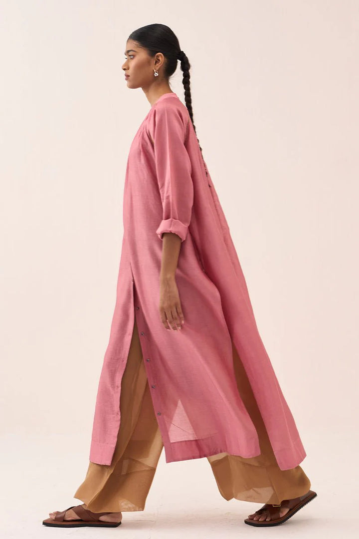 Gather Neck Shirt Co-Ord (Set Of 2)