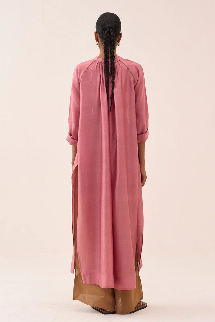Gather Neck Shirt Co-Ord (Set Of 2)