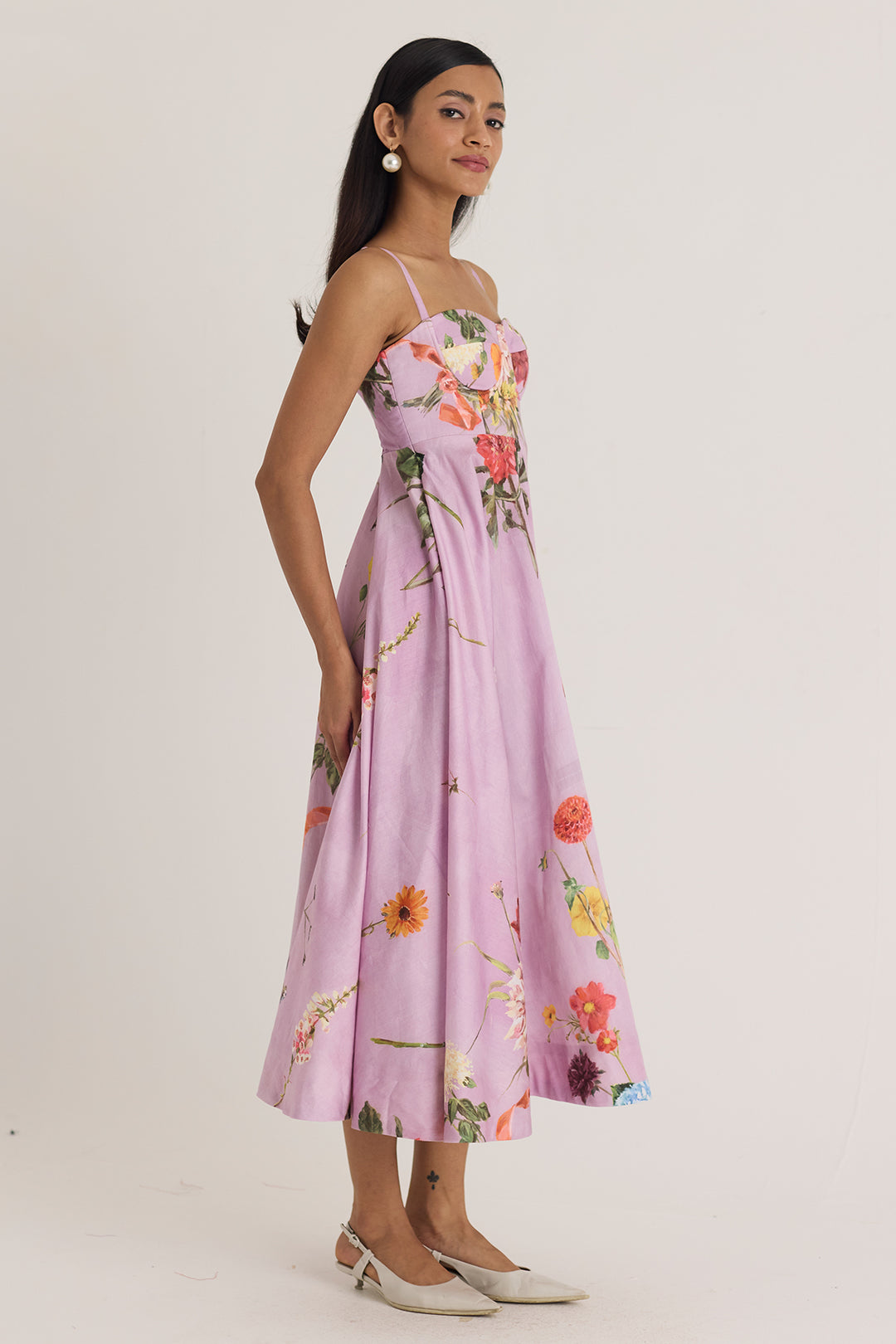 Giggle Berry Flared Bralette Dress