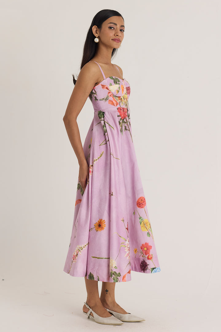 Giggle Berry Flared Bralette Dress