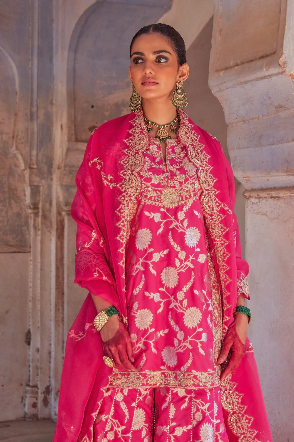 Gulabo Banarasi Gharara Set