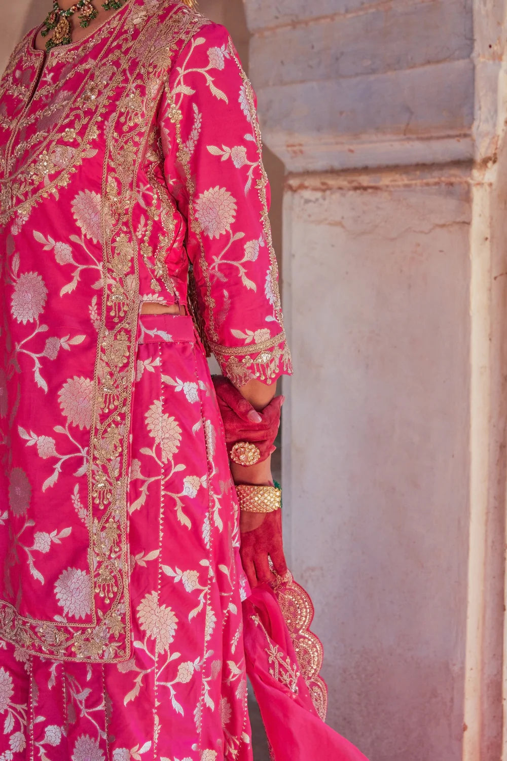 Gulabo Banarasi Gharara Set