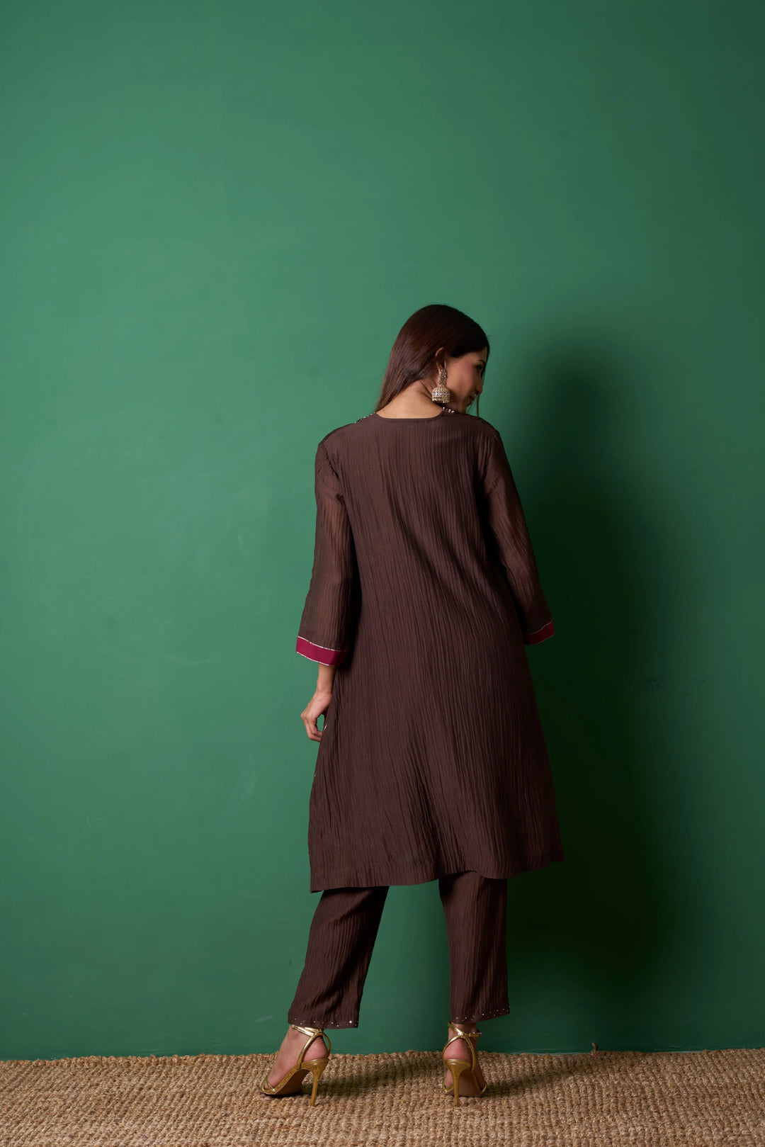 Glee Brown Kurta (Set of 2)