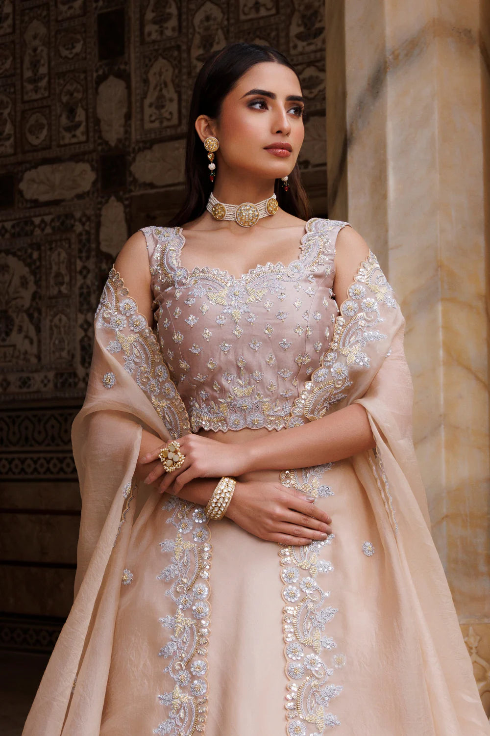 Golden Gleam Cape Set