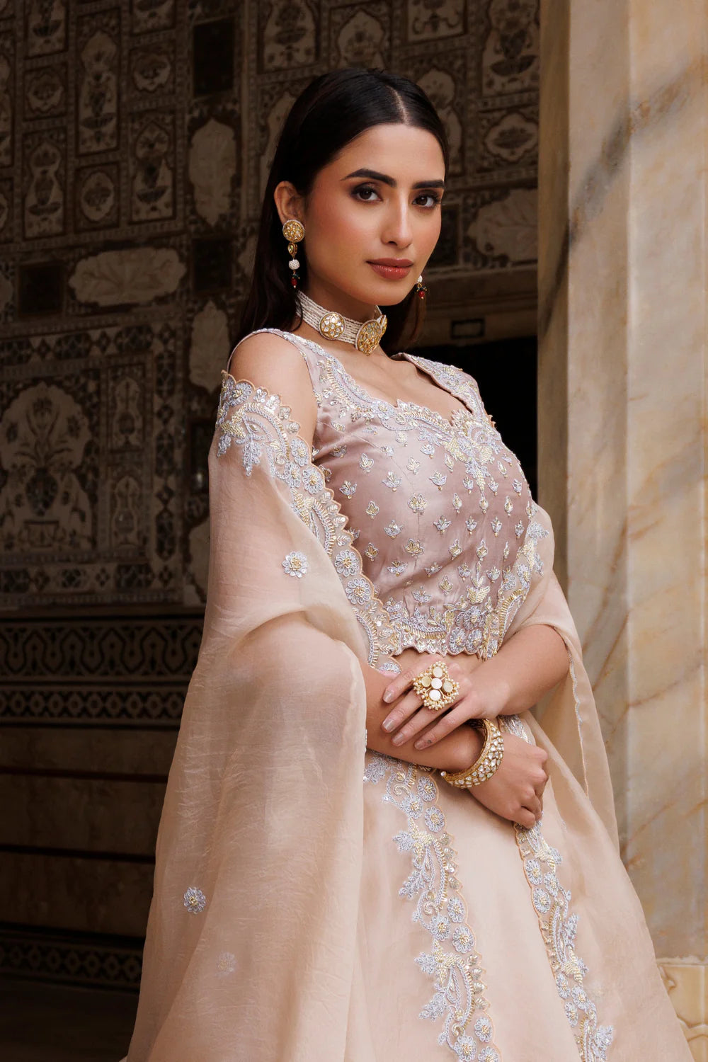 Golden Gleam Cape Set