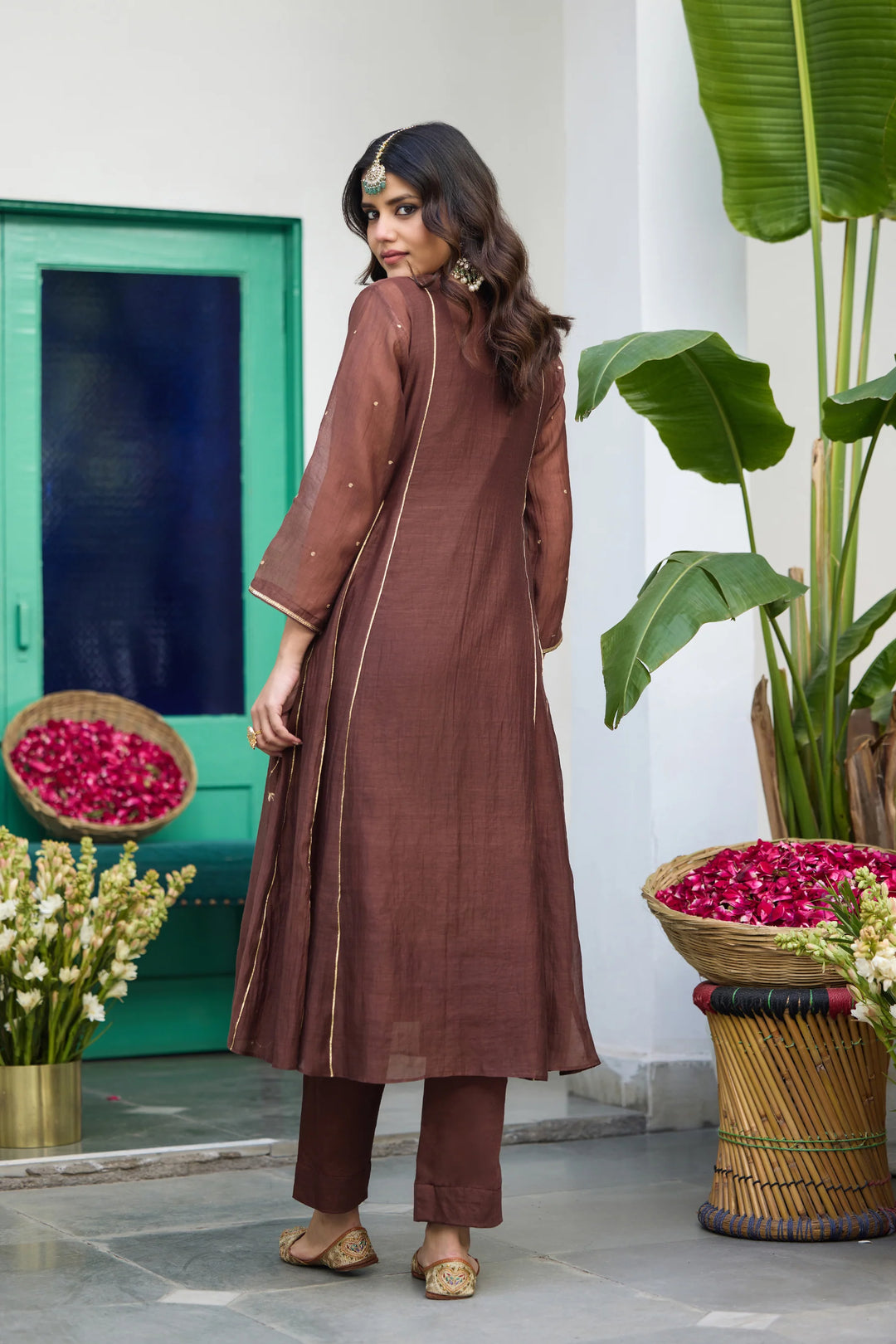 Gulkandi Motichoor Kurta Set