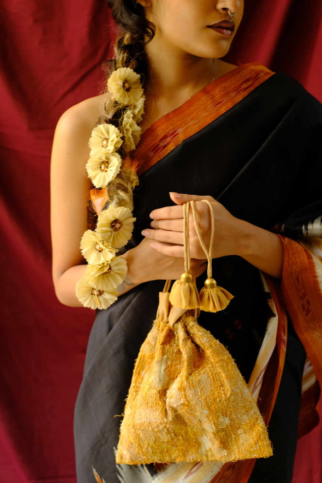 Gold Katran Potli Bag