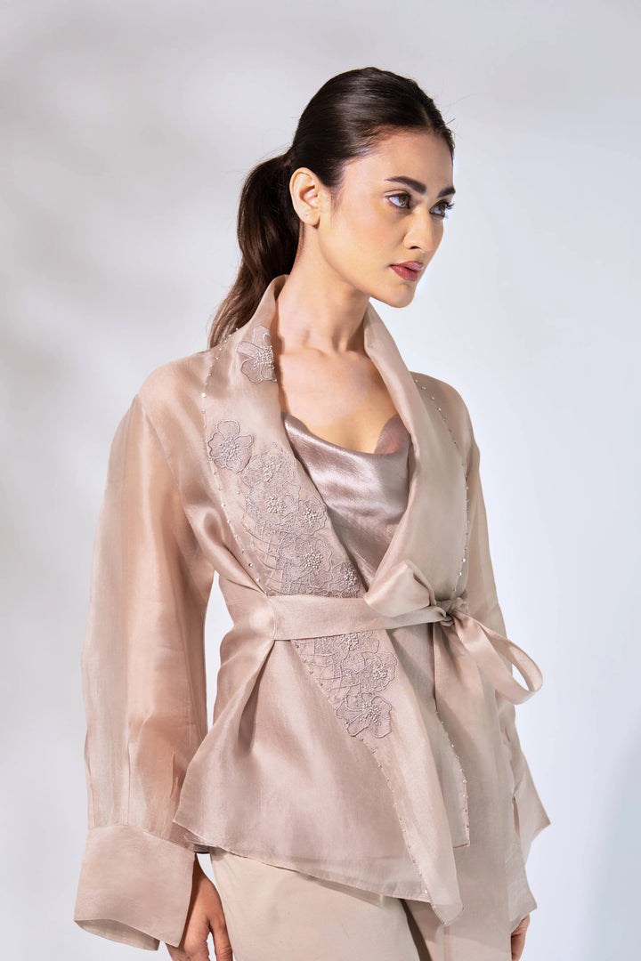 Grey WaveBorne Overlay Jacket With Slip